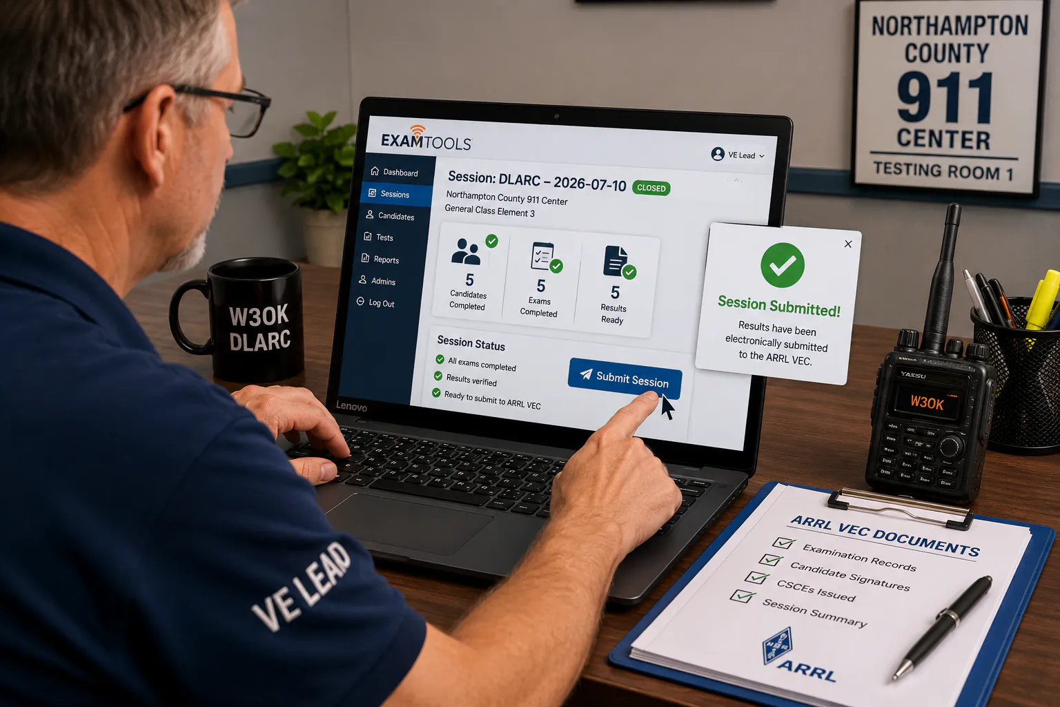 Testing - DLARC_Exam_Submitted_Image